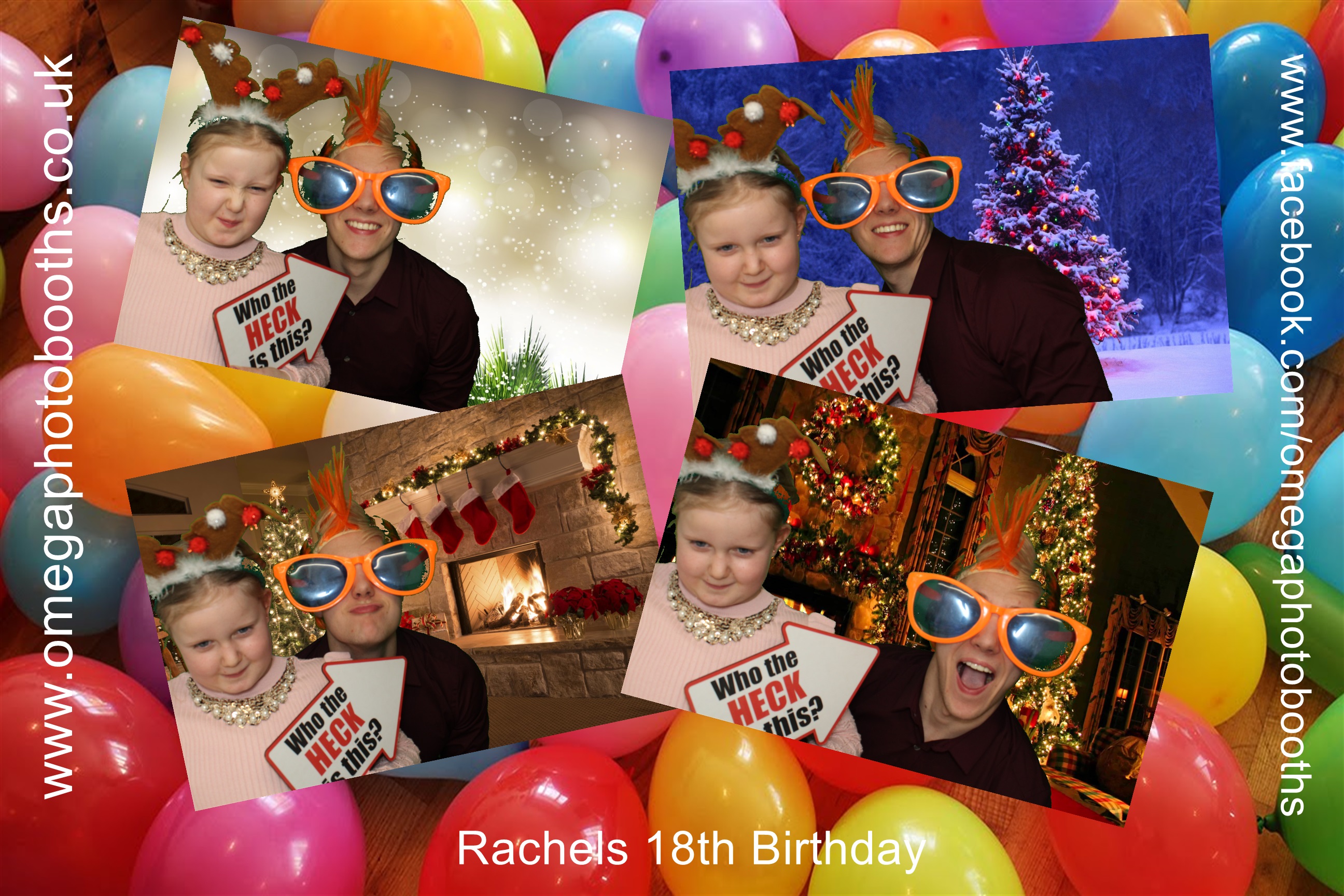 Rachel's 18th birthday and family Christmas get together | View more photos from the event at gallery.omegaphotobooths.co.uk/u/Omega-Photobooths/Rachels-18th-birthday-and-family-Christmas-get-together